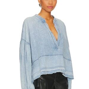 Free People We The Free Jude Denim Pullover